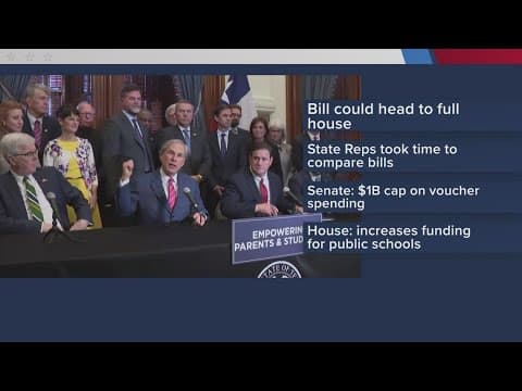 Texas lawmakers consider school voucher bill