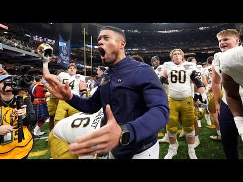 Notre Dame arrives in Miami for Orange Bowl showdown