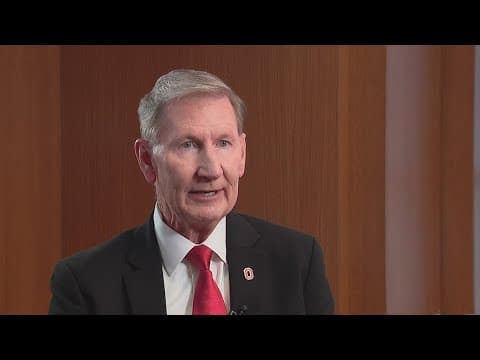 Ohio State President Ted Carter talks about cost of college after State of the University address