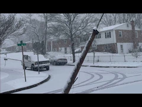Extended Coverage: Tracking snow in DC, Maryland, Virginia