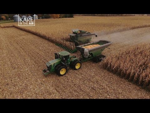 KARE in the Air: Late harvest near Brownton