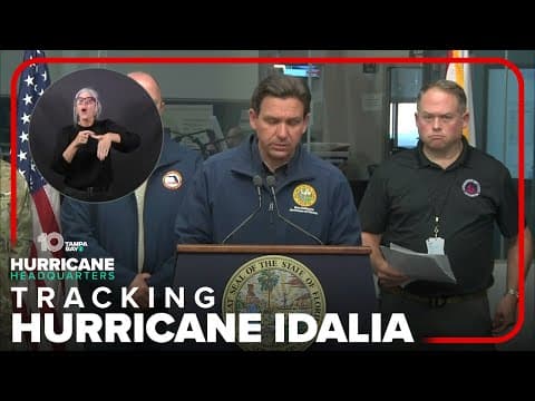 Gov. DeSantis provides an evening update on the state's response to impacts from Hurricane Idalia