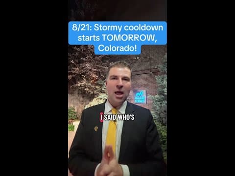 Stormy cooldown starts Friday, Colorado!