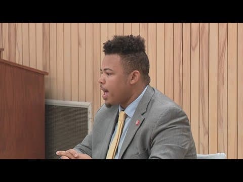 Censured Columbus school board member turns in public records, releases new statement