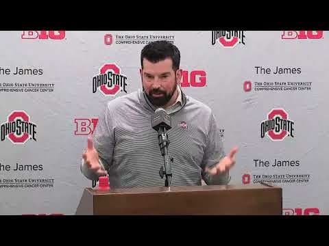 Ohio State head coach Ryan Day discusses coaching staff changes