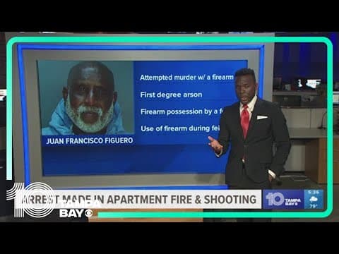 Man arrested after shooting 1 and starting Miami apartment fire