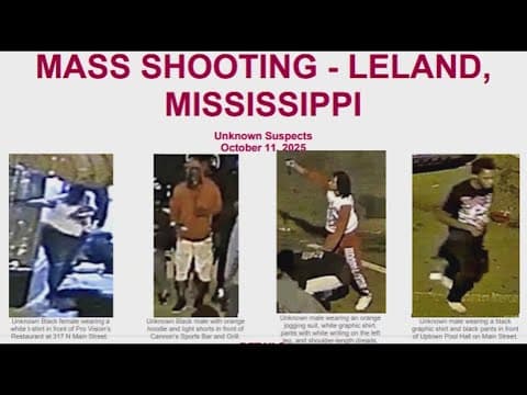 Mississippi school homecoming celebrations turn deadly as 9 people are killed in separate shootings