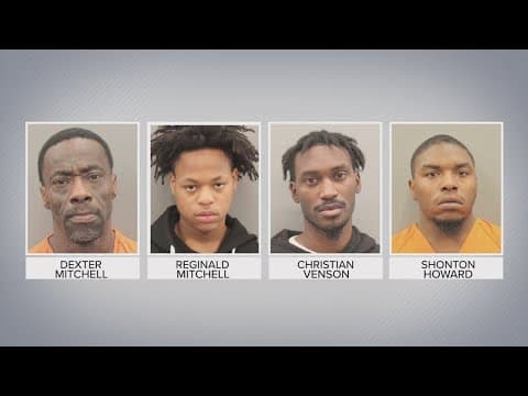 HCSO: 4 arrested in connection with a string of smash-and-grab robberies in NW Harris County