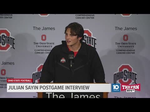 Julian Sayin postgame interview | Ohio State vs. Texas