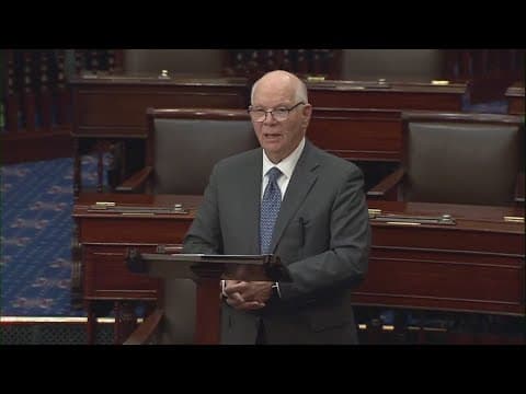 Maryland Democrat Ben Cardin delivers his farewell speech to the Senate