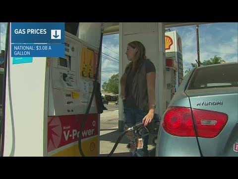 Gas prices down this Memorial Day weekend