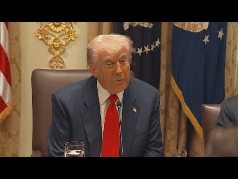 President Donald Trump says Hamas must give up weapons in phase 2 of ceasefire deal