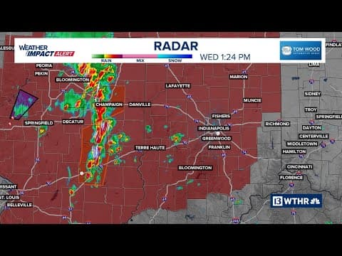 Weather Impact Alert | Tornado Watch issued for most of central Indiana | June 18, 2025