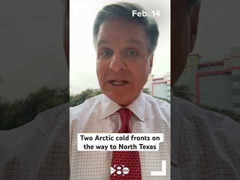 Bundle up! Two Arctic cold fronts on the way to North Texas