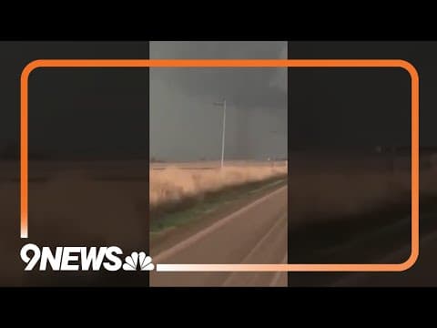 Tornado spotted on northeast Colorado plains
