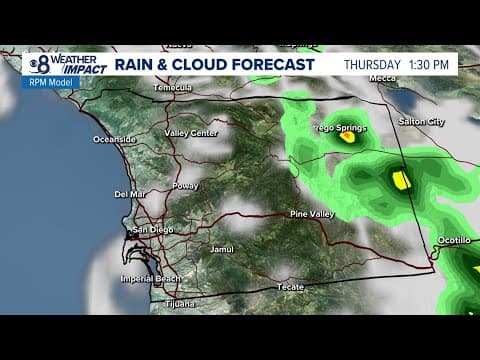 More humidity and chance for showers as tropical moisture rolls in