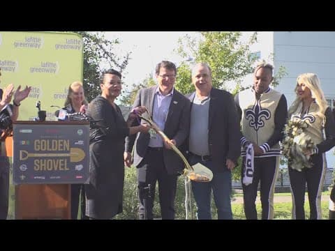 Volunteers planting trees ahead in NOLA ahead of hosting Super Bowl LIX