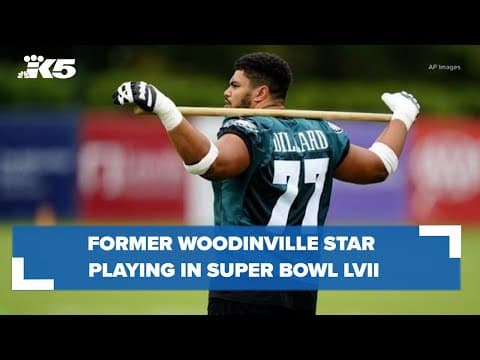 Former Woodinville star Andre Dillard playing in Super Bowl LVII