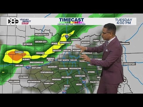 DFW Weather: Possibly severe storms move into North Texas this week
