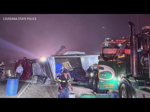 I-55 southbound still closed in St. John Parish