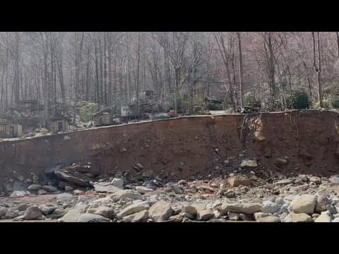 5 months later, Hurricane Helene wreckage remains piled up in North Carolina