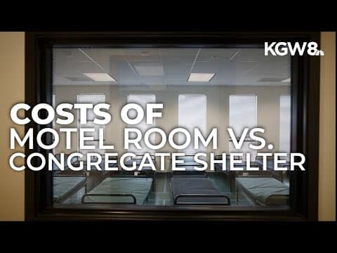 How much does it cost for a person to stay in a Multnomah County shelter?
