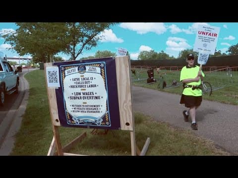 IATSE pickets for Yacht Club Festival stagehands