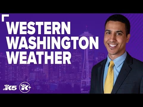 Washington on 'rollercoaster ride,' alternating between showers and sun | KING 5 Weather Extended Fo