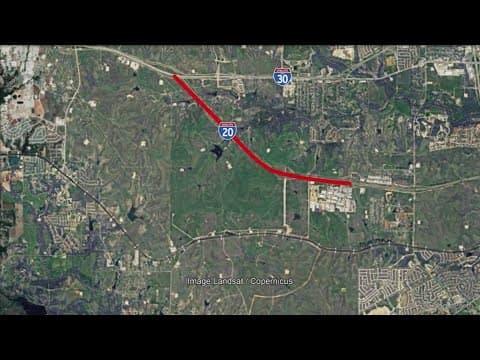 Part of I-20 in North Texas will close overnight Friday
