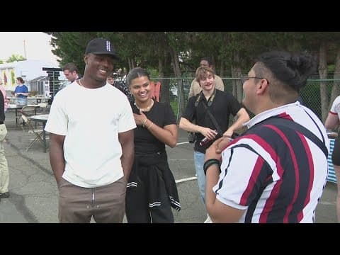 Commanders wide receiver Terry McLaurin volunteers with at-risk job program