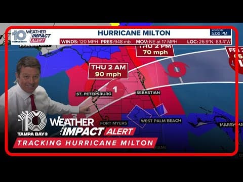 Tracking Milton: Latest advisory issued. Here's the forecast (5PM)