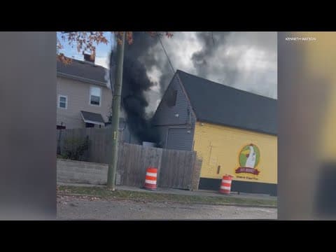 Fire destroys 1313 Eatery on Indy's east side