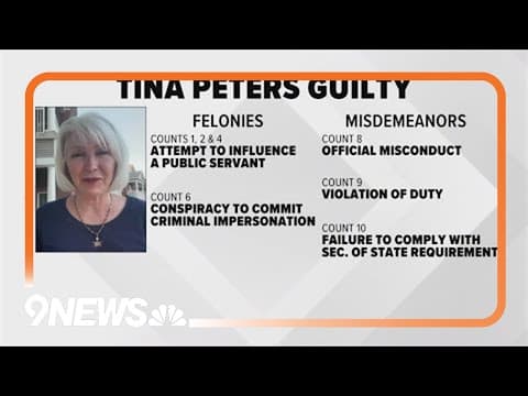 Jury reaches verdict within hours for Tina Peters