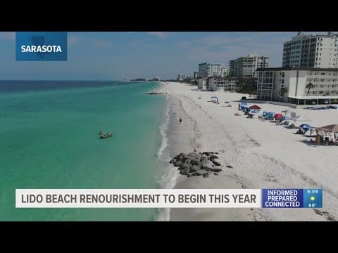 Sarasota announces Lido Beach renourishment to begin late 2025 for hurricane recovery