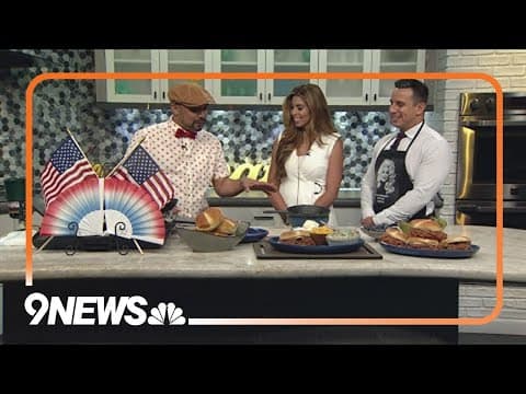 Making festive food for the 4th of July