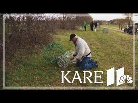 Volunteers step up to fix Christmas display in Sartell after incident of vandalism