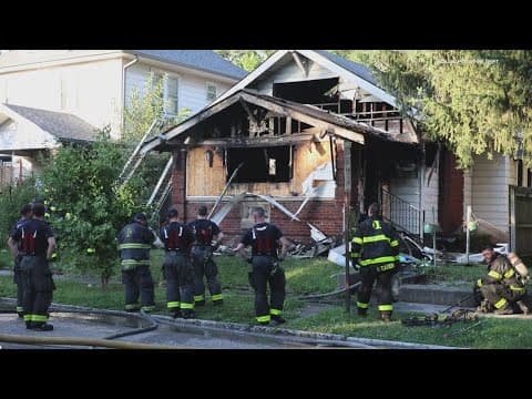 Teen escapes house fire likely started by fireworks on Indy's east side