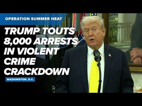 Trump Announces “Operation Summer Heat” | 3-Month Crackdown on Violent Crime Nationwide