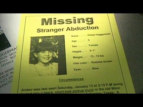 Amber Hagerman killed, leading to Amber Alert | WFAA coverage (1996)