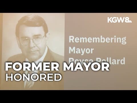 Former Vancouver Mayor Royce Pollard honored at memorial