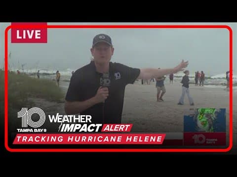 Nokomis Beach seeing high gusts ahead of Hurricane Helene