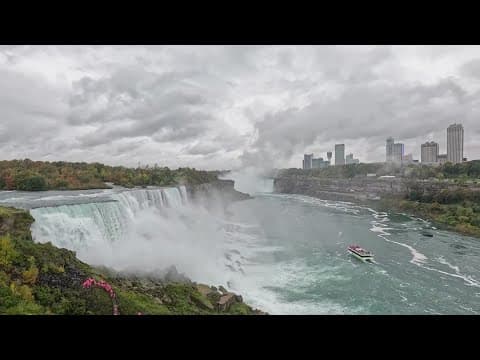 Chuck's Big Adventure at Niagara Falls: Unique views at the falls
