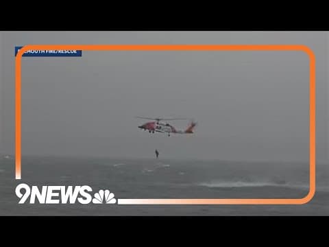 Coast Guard rescues man stranded off Massachusetts coast