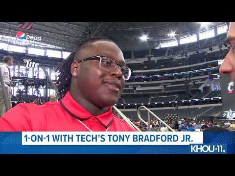 Big 12 Media Days: Texas Tech Red Raiders DL Tony Bradford Jr.