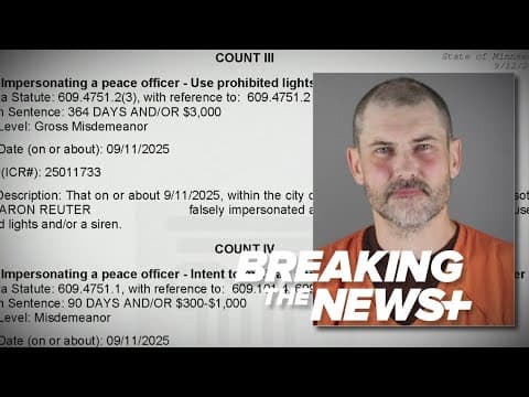 Inver Grove Heights man charged with impersonating officer and pulling over cop in unmarked squad