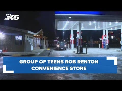 Group of teens rob convenience store in Renton