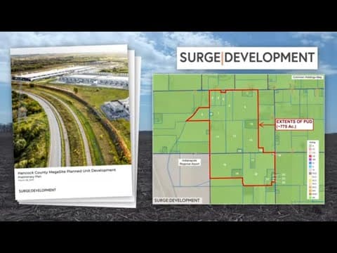 Developer withdraws application for massive data center in rural Hancock County