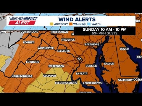 LIVE: High Wind Warning for DC