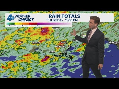 New Orleans Weather: Heavy rain, gusty winds possible Wednesday & Thursday