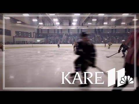 Friendly rivalry during charity hockey game among MN first responders
